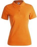 Pikeepaita Women Colour Polo Shirt "keya" WPS180, sininen, oranssi liikelahja logopainatuksella